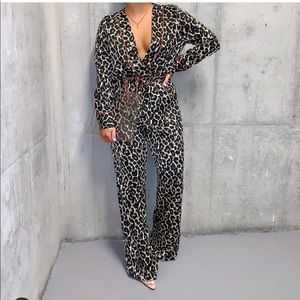 leopard jumpsuit